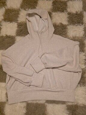 Women's Old Navy Active Light Beige Pullover Hoodie - Casual Comfort